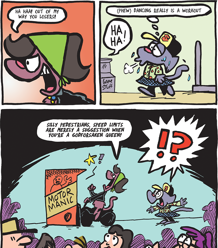 The Fuzzy Princess - Episode 520, Page 1: 2020-01-13-Workout