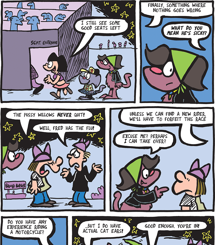 The Fuzzy Princess - Episode 523, Page 1: 2020-01-20-An Ear for Cats