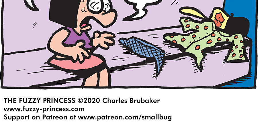 The Fuzzy Princess - Episode 525, Page 1: 2020-01-24-Dangerous