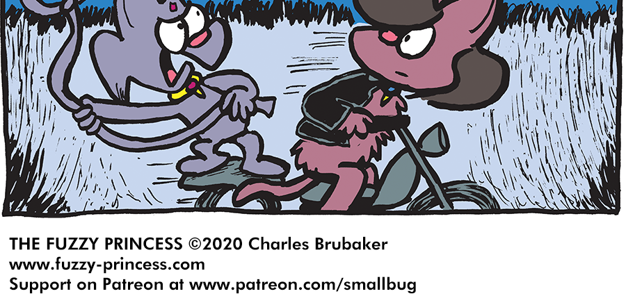 The Fuzzy Princess - Episode 534, Page 1: 2020-02-14-Fun Time is Over
