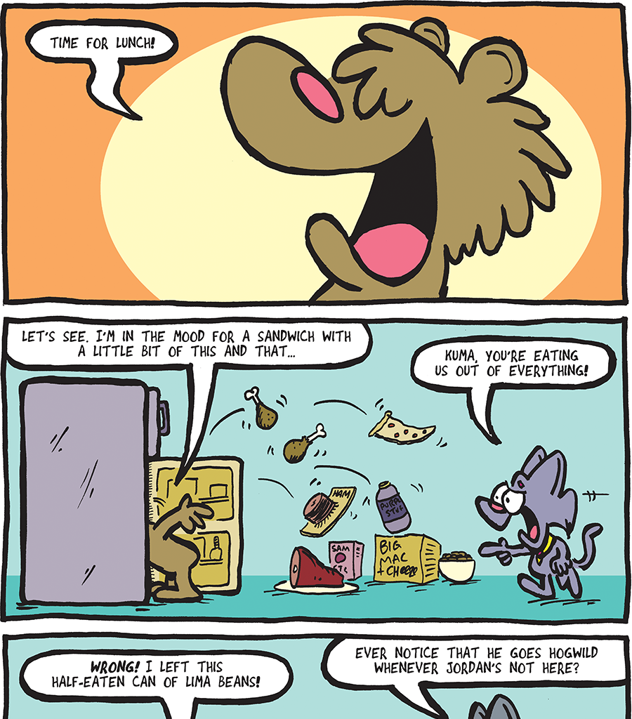 The Fuzzy Princess - Episode 548, Page 1: 2020-03-18-Lunchtime