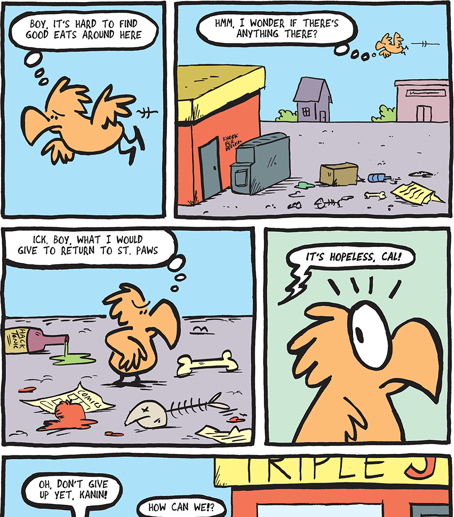 The Fuzzy Princess - Episode 555, Page 1: 2020-04-03-Table Scraps