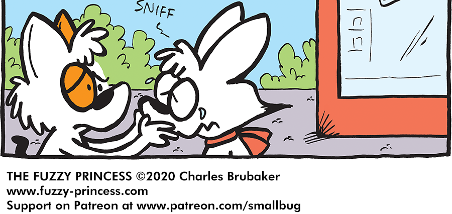 The Fuzzy Princess - Episode 556, Page 1: 2020-04-06-Doomed Bunny