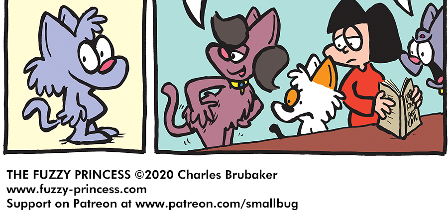 The Fuzzy Princess - Episode 566, Page 1: 2020-04-29-Flexible