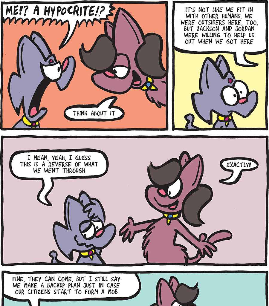 The Fuzzy Princess - Episode 572, Page 1: 2020-05-13-Hypocritical Kat