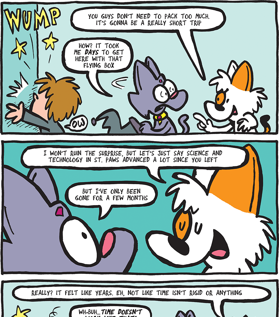 The Fuzzy Princess - Episode 576, Page 1: 2020-05-22-Space and Time