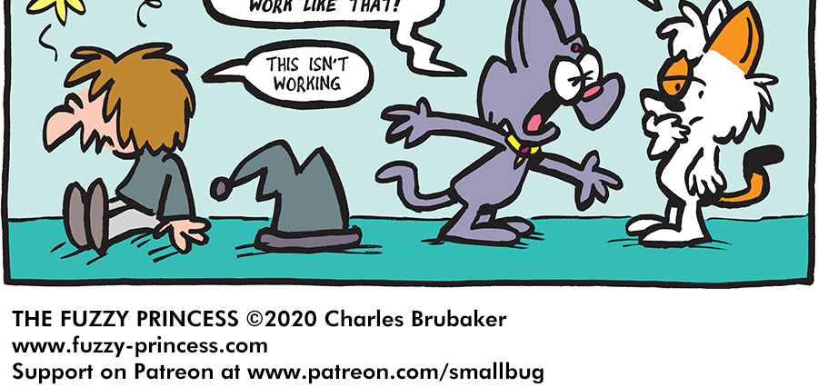 The Fuzzy Princess - Episode 576, Page 1: 2020-05-22-Space and Time