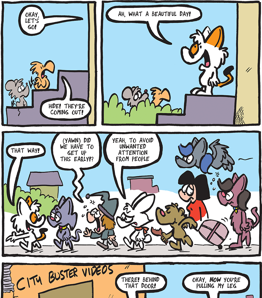 The Fuzzy Princess - Episode 578, Page 1: 2020-05-27-Busted Trip