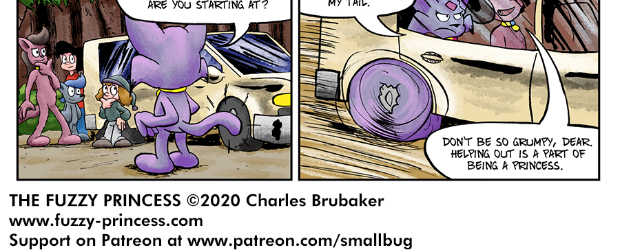 The Fuzzy Princess - Episode 584, Page 1: 2020-06-10-Guest Comic Anders K Sekanina