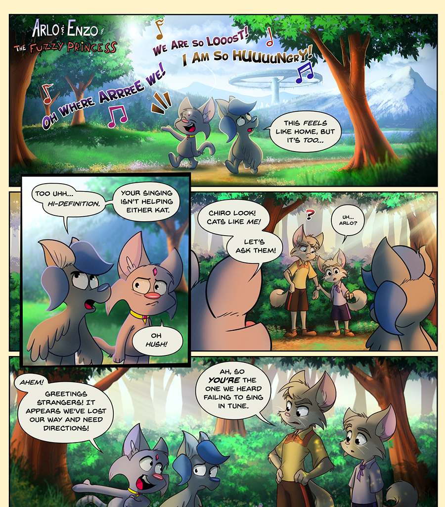 The Fuzzy Princess - Episode 585, Page 1: 2020-06-12-Guest Comic Jared Hudson