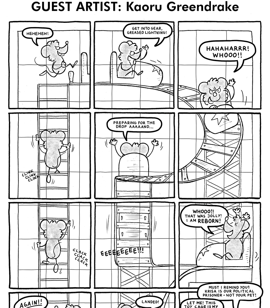 The Fuzzy Princess - Episode 591, Page 1: 2020-06-24-Guest Comic Kaoru Greendrake