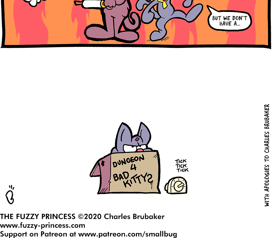 The Fuzzy Princess - Episode 593, Page 1: 2020-06-26-Guest Comic Brian Emling