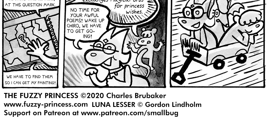 The Fuzzy Princess - Episode 594, Page 1: 2020-06-29 - The Fuzzy Princess and Luna Lesser Crossover Spectacular 1