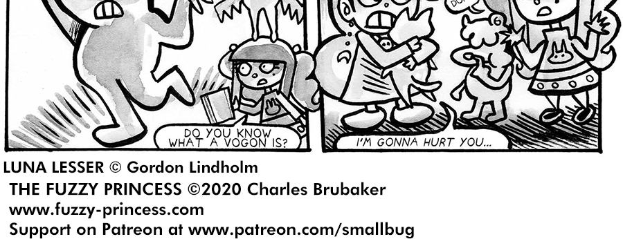 The Fuzzy Princess - Episode 595, Page 1: 2020-06-30 - The Fuzzy Princess and Luna Lesser Crossover Spectacular 2