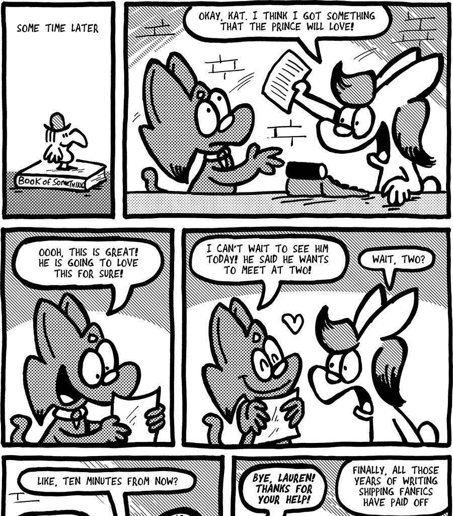 The Fuzzy Princess - Episode 613, Page 1: 2020-08-27-Paid Off