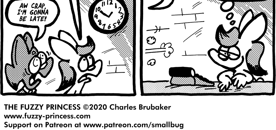 The Fuzzy Princess - Episode 613, Page 1: 2020-08-27-Paid Off
