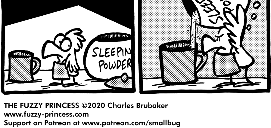 The Fuzzy Princess - Episode 617, Page 1: 2020-09-10-Powdered