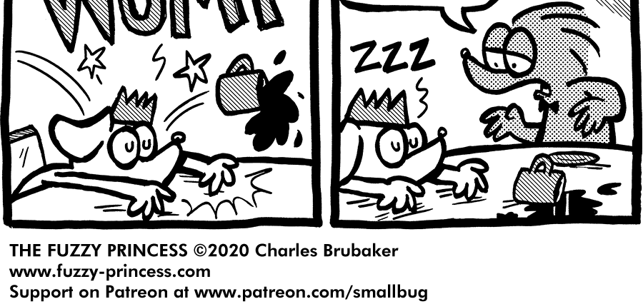 The Fuzzy Princess - Episode 618, Page 1: 2020-09-14-Power Nap