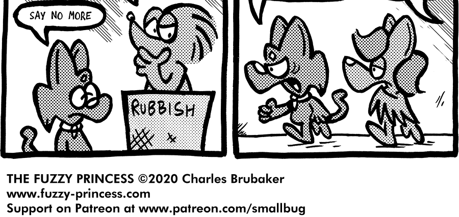 The Fuzzy Princess - Episode 622, Page 1: 2020-09-28-Cannon