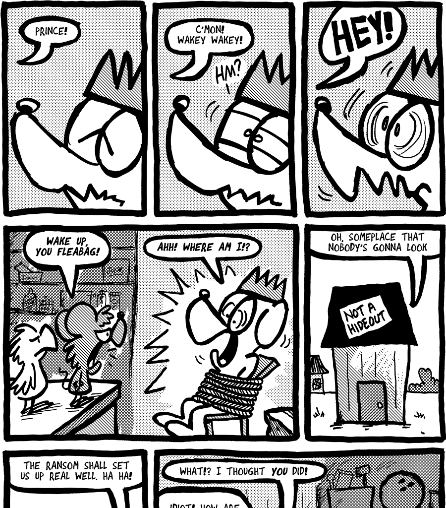 The Fuzzy Princess - Episode 623, Page 1: 2020-10-01-Hideout