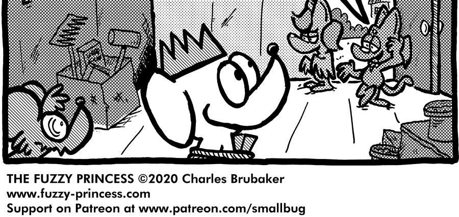 The Fuzzy Princess - Episode 626, Page 1: 2020-10-12-Locked