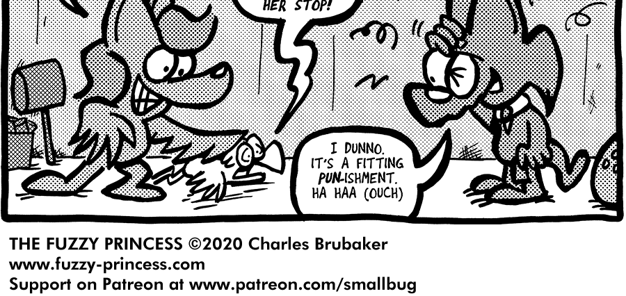 The Fuzzy Princess - Episode 629, Page 1: 2020-10-22-Flying High