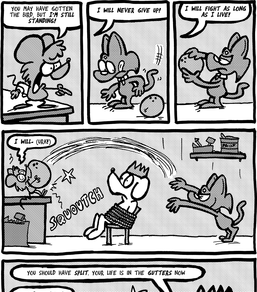 The Fuzzy Princess - Episode 630, Page 1: 2020-10-26-Fight to the End