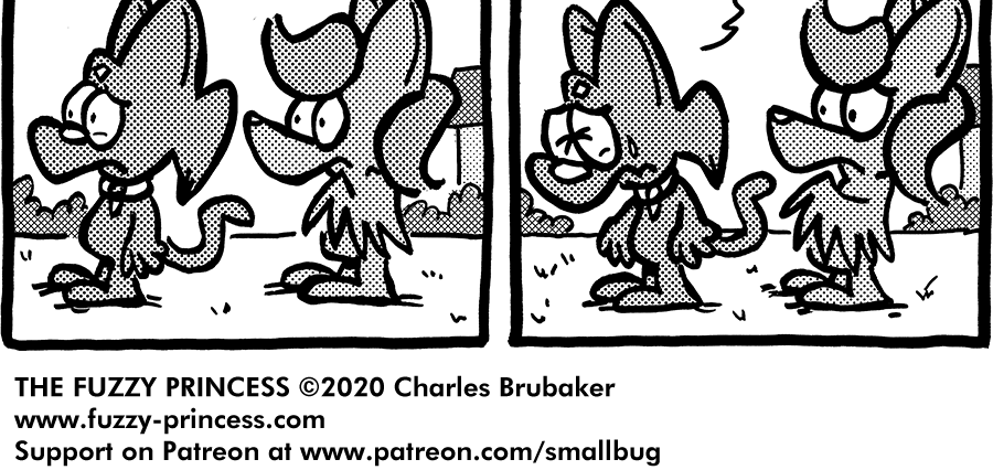 The Fuzzy Princess - Episode 633, Page 1: 2020-11-05-Goodbye