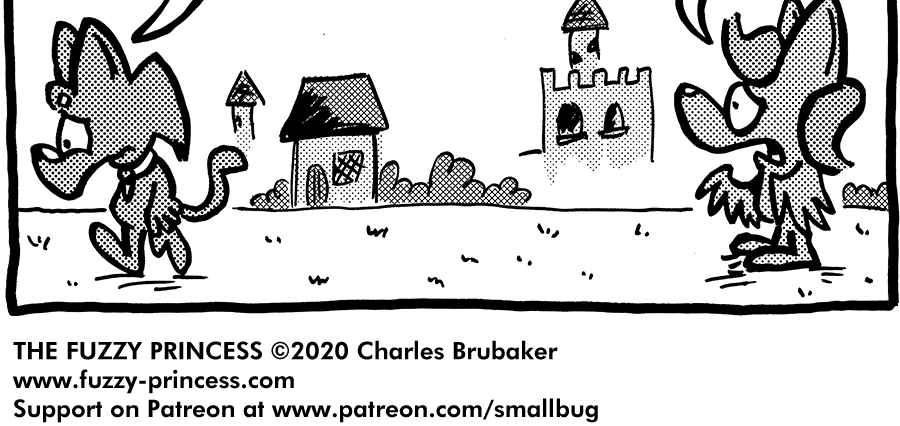 The Fuzzy Princess - Episode 634, Page 1: 2020-11-09-Crushed