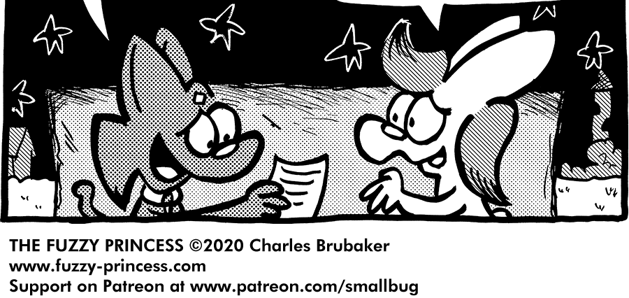 The Fuzzy Princess - Episode 637, Page 1: 2020-11-19-Disappointment