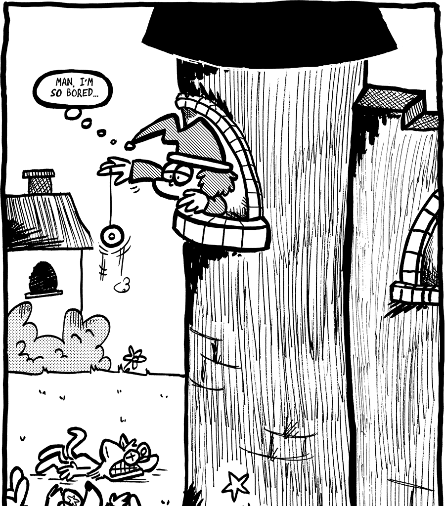 The Fuzzy Princess - Episode 640, Page 1: 2020-12-07-Bored