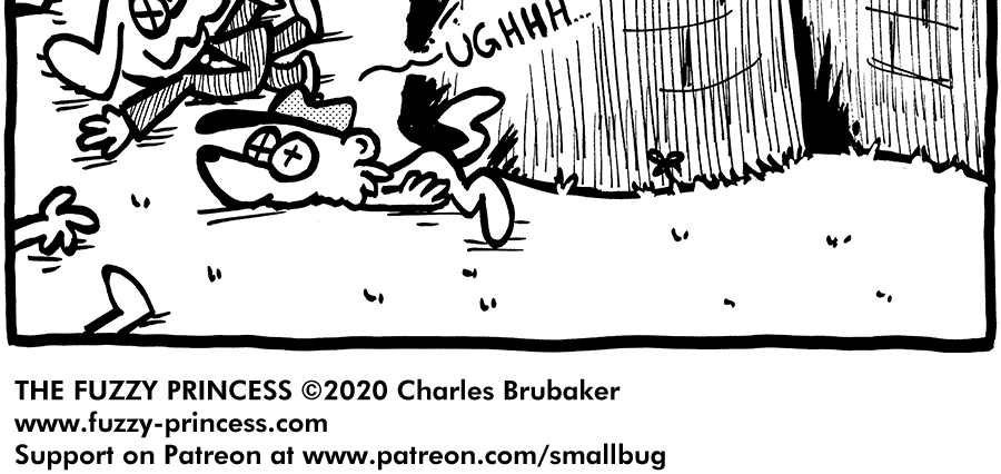 The Fuzzy Princess - Episode 640, Page 1: 2020-12-07-Bored