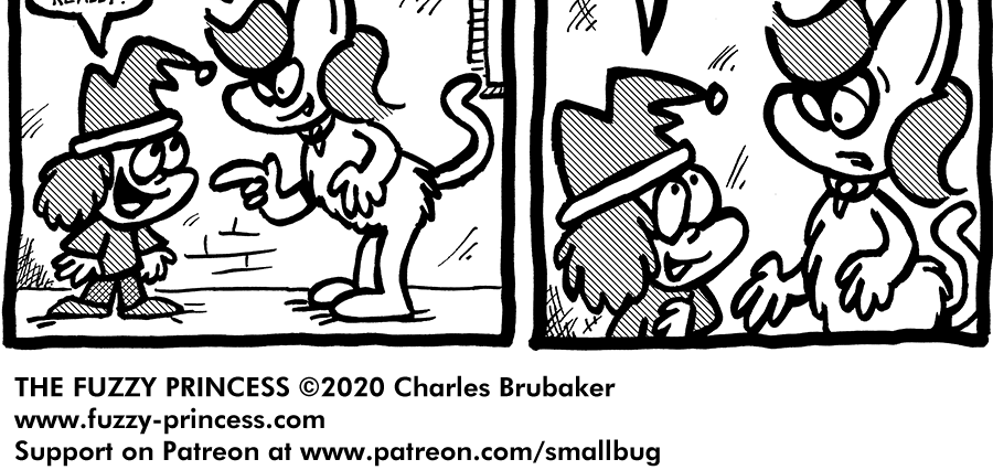 The Fuzzy Princess - Episode 641, Page 1: 2020-12-14-Despair