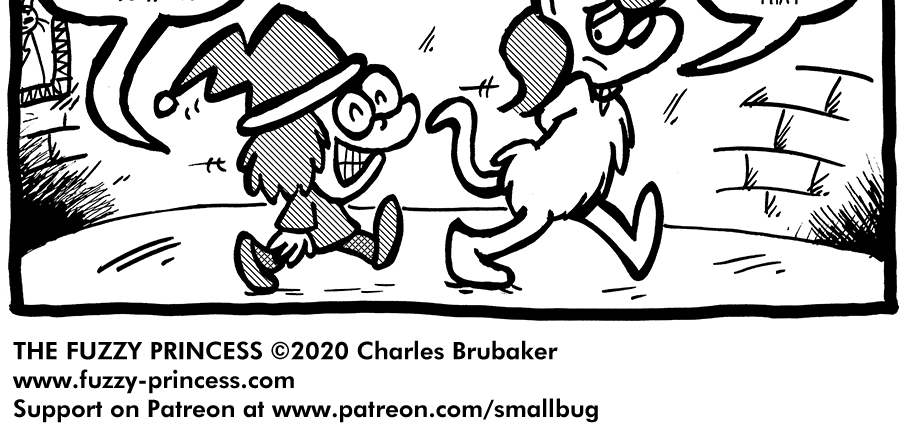 The Fuzzy Princess - Episode 642, Page 1: 2020-12-21-Visits