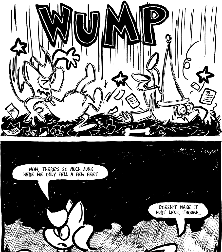 The Fuzzy Princess - Episode 646, Page 1: 2021-01-18-Junk