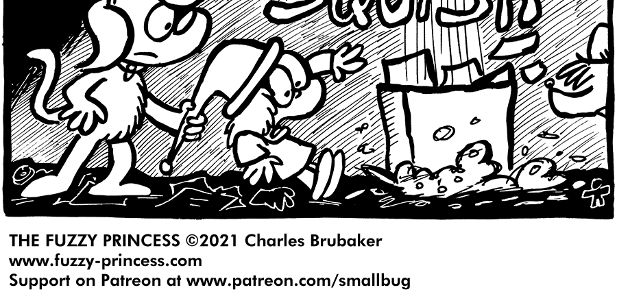 The Fuzzy Princess - Episode 655, Page 1: 2021-03-22-Squishy