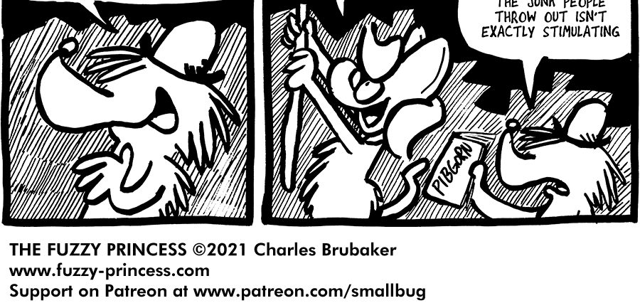 The Fuzzy Princess - Episode 658, Page 1: 2021-04-12-Help