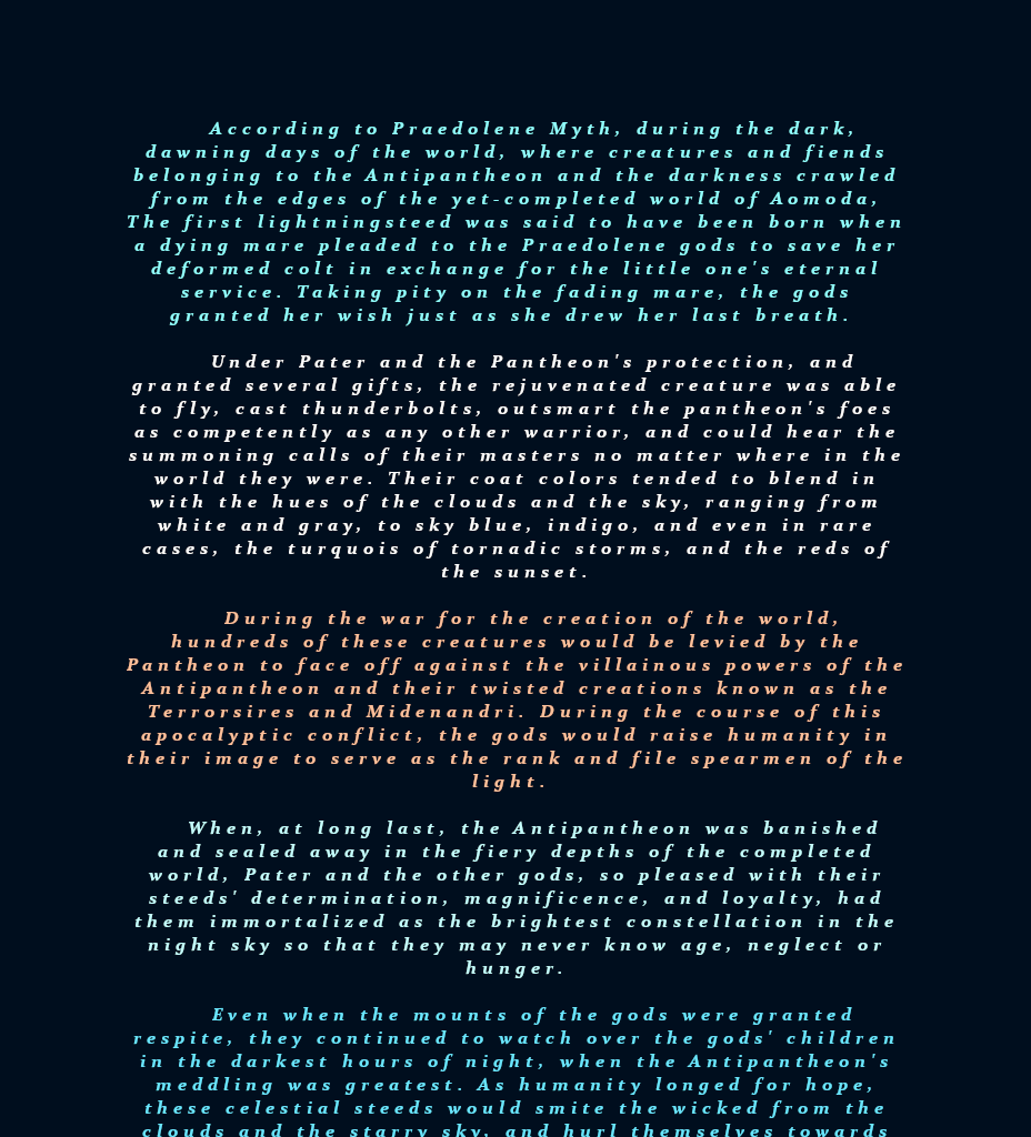 Master of Aomoda - Episode 3, Page 1: The Lightningmare Constellation, Pg. 2