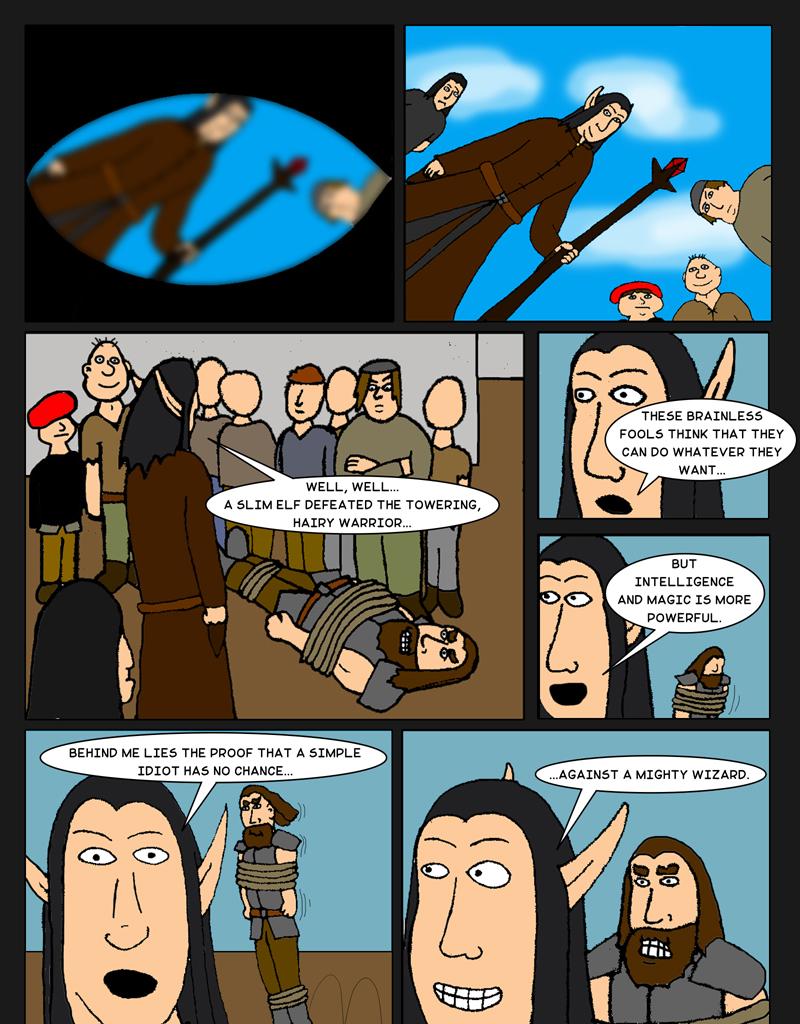 Tales From Somewhere - The Legend - Episode 8, Page 1: Defeated warrior