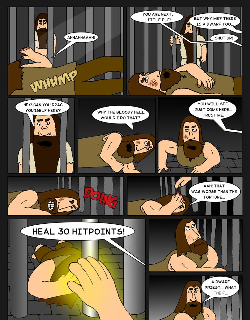 Tales From Somewhere - The Legend - Episode 15, Page 1: Dwarf priest