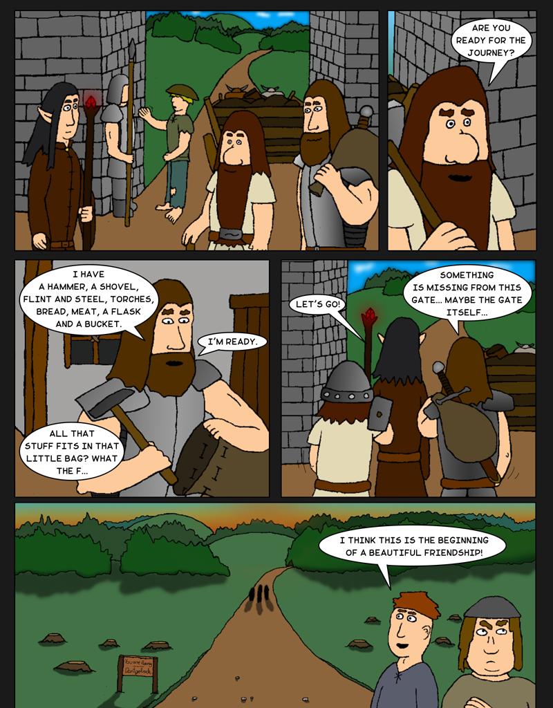 Tales From Somewhere - The Legend - Episode 21, Page 1: Beginning of a beautiful friendship