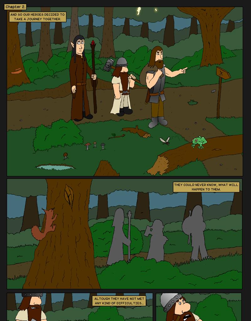 Tales From Somewhere - The Legend - Episode 22, Page 1: In the forest