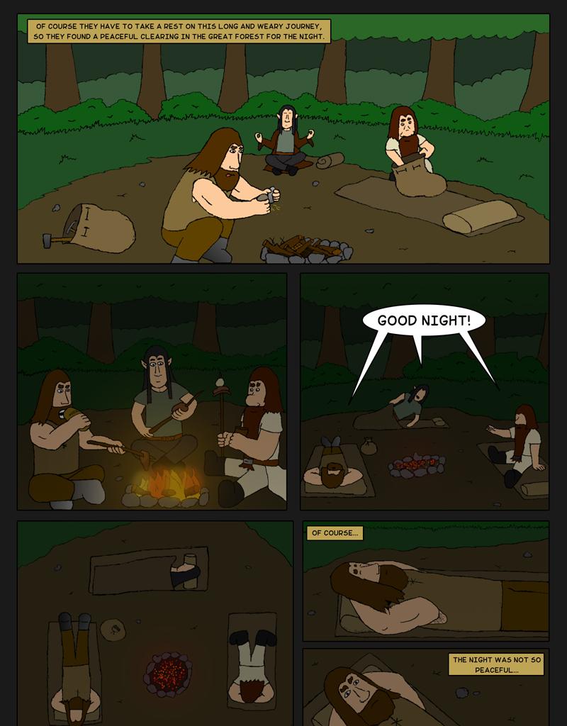 Tales From Somewhere - The Legend - Episode 23, Page 1: Night is falling