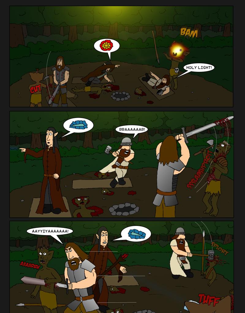 Tales From Somewhere - The Legend - Episode 27, Page 1: Goblins’ fight