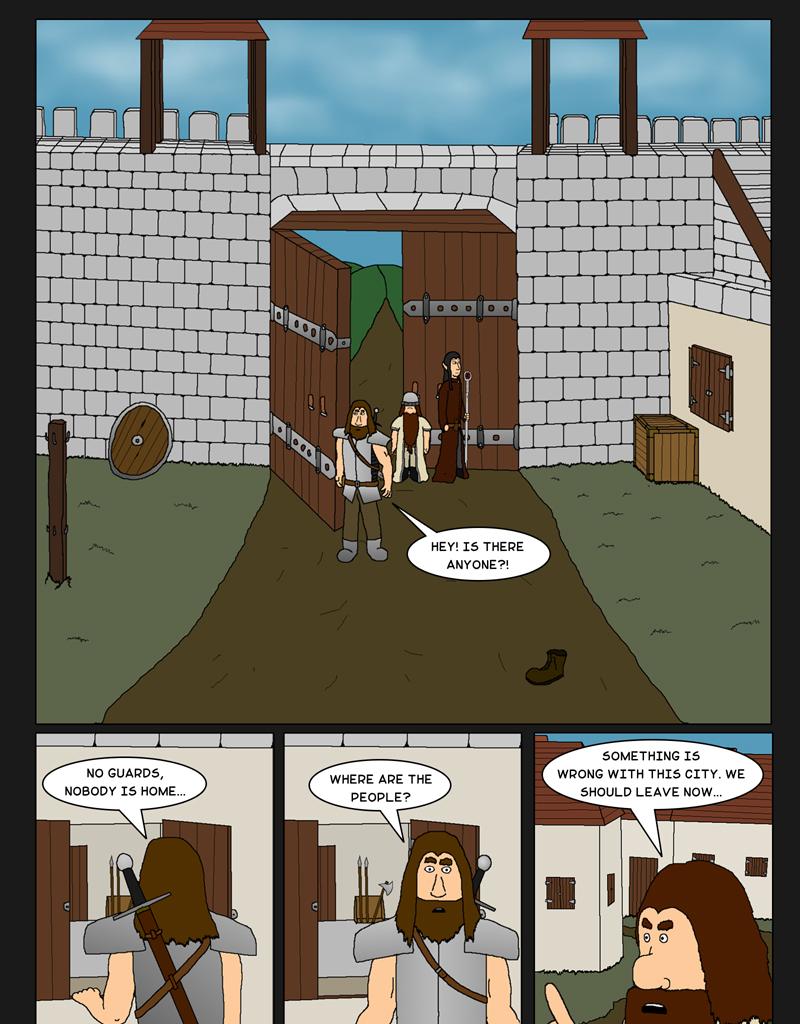 Tales From Somewhere - The Legend - Episode 35, Page 1: Nobody is home