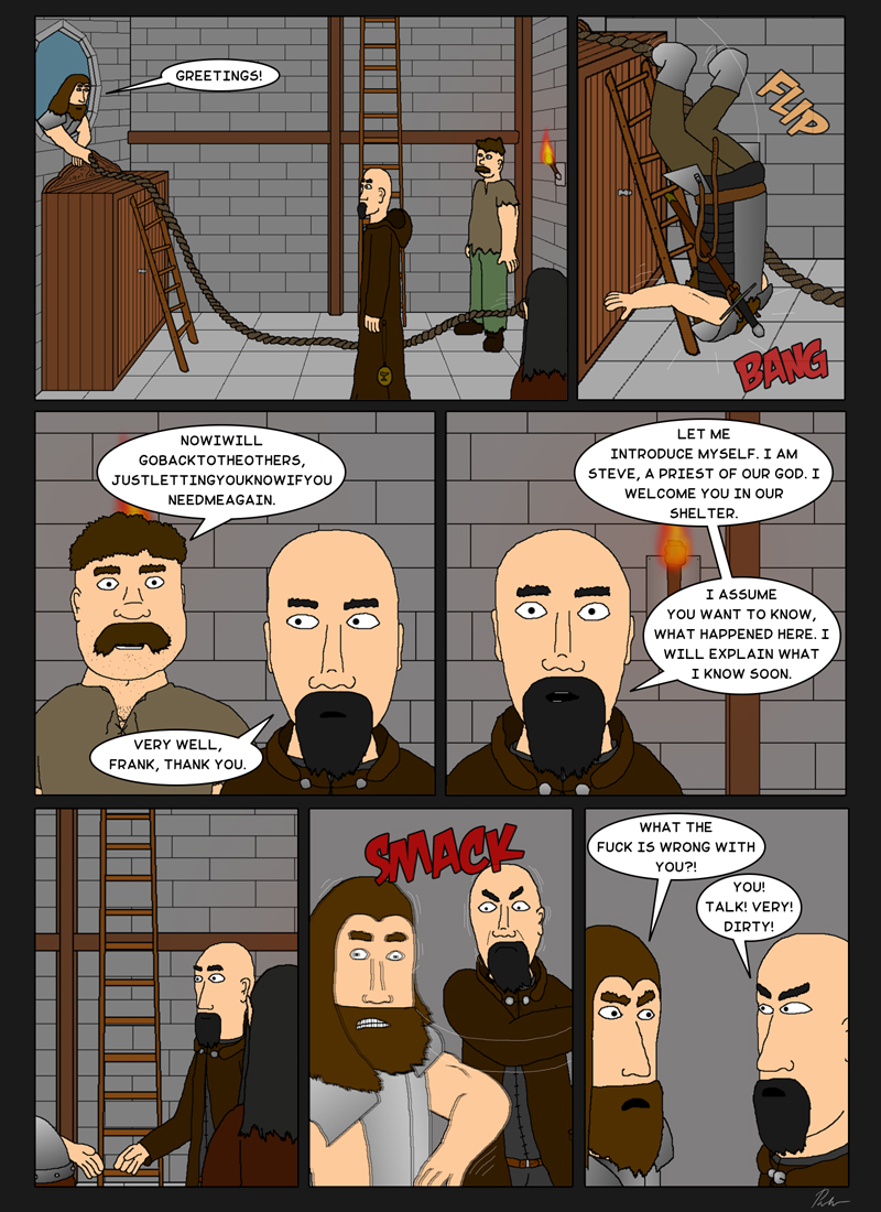 Tales From Somewhere - The Legend - Episode 42, Page 1: Steve and Frank