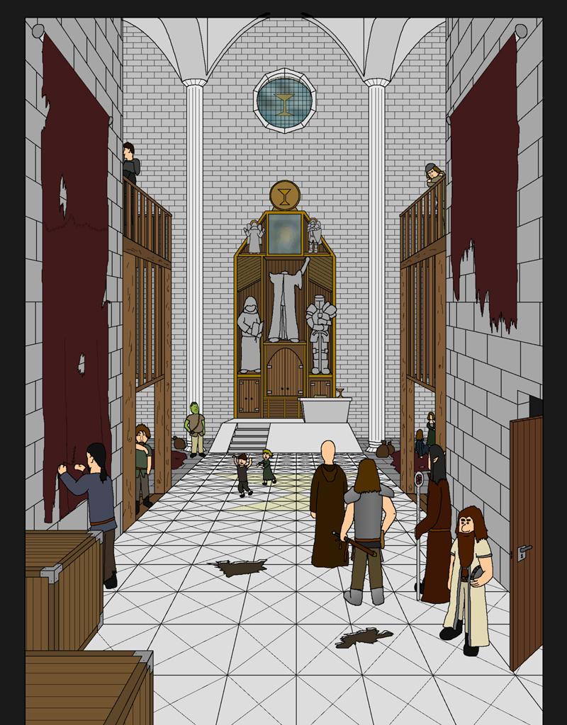 Tales From Somewhere - The Legend - Episode 44, Page 1: Inside the church