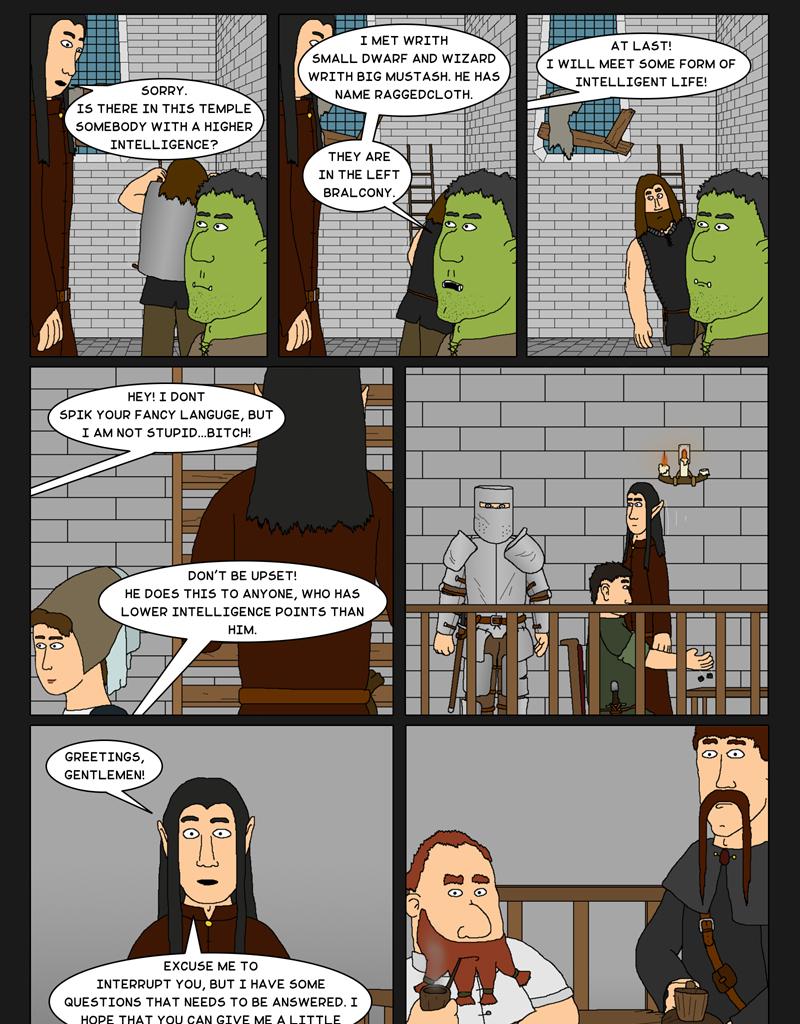 Tales From Somewhere - The Legend - Episode 46, Page 1: Searching for intelligence