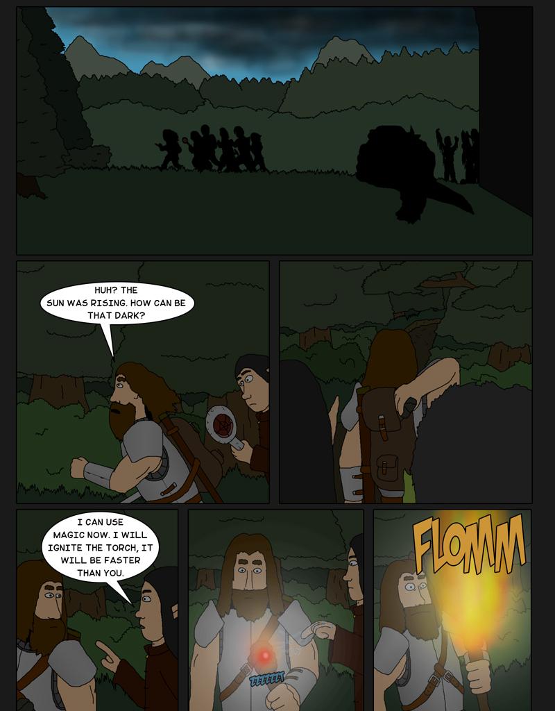 Tales From Somewhere - The Legend - Episode 69, Page 1: Dark again
