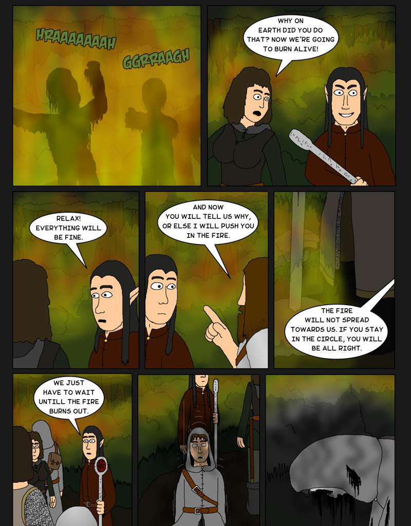 Tales From Somewhere - The Legend - Episode 73, Page 1: Fire everywhere